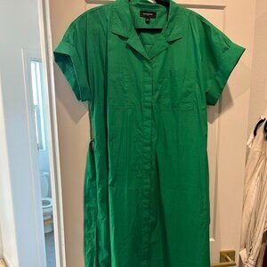 Kelly Green Banana Republic Dress